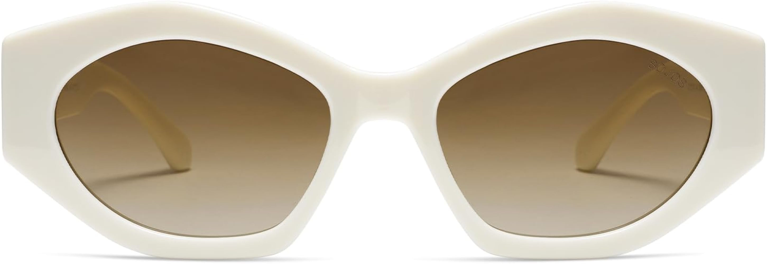 SOJOS Trendy Hexagonal Polarized Sunglasses for Womens Mens,Retro Polygon Shades Designer Inspire... | Amazon (US)