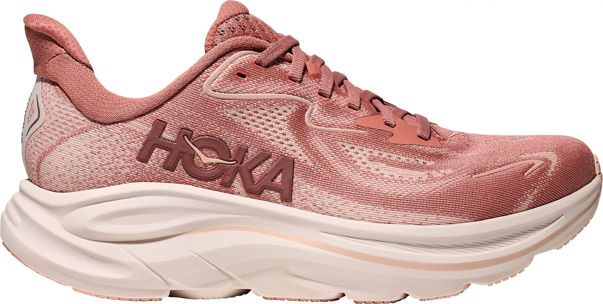 HOKA Women's Clifton 10 Running Shoes, Size 8.5, Light Pink/Cream | DICK'S Sporting Goods