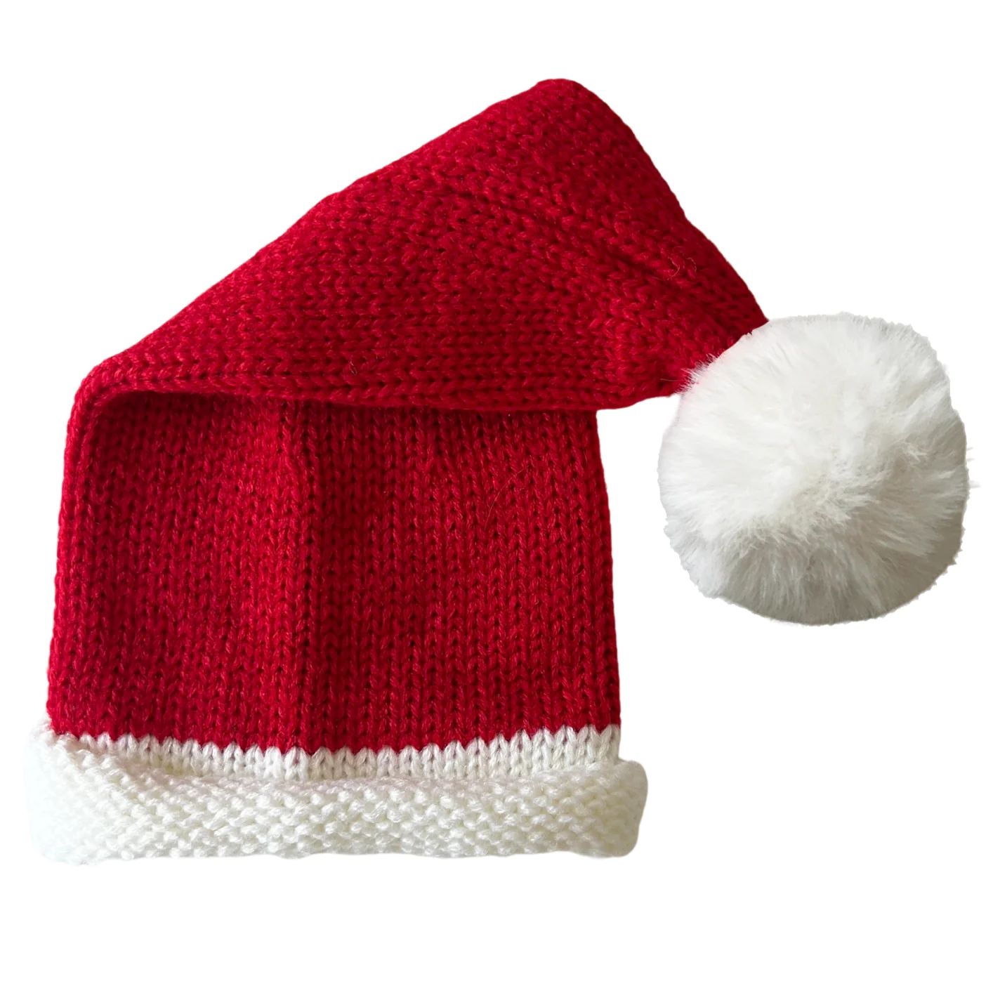 Santa Knit Hat, Red | SpearmintLOVE