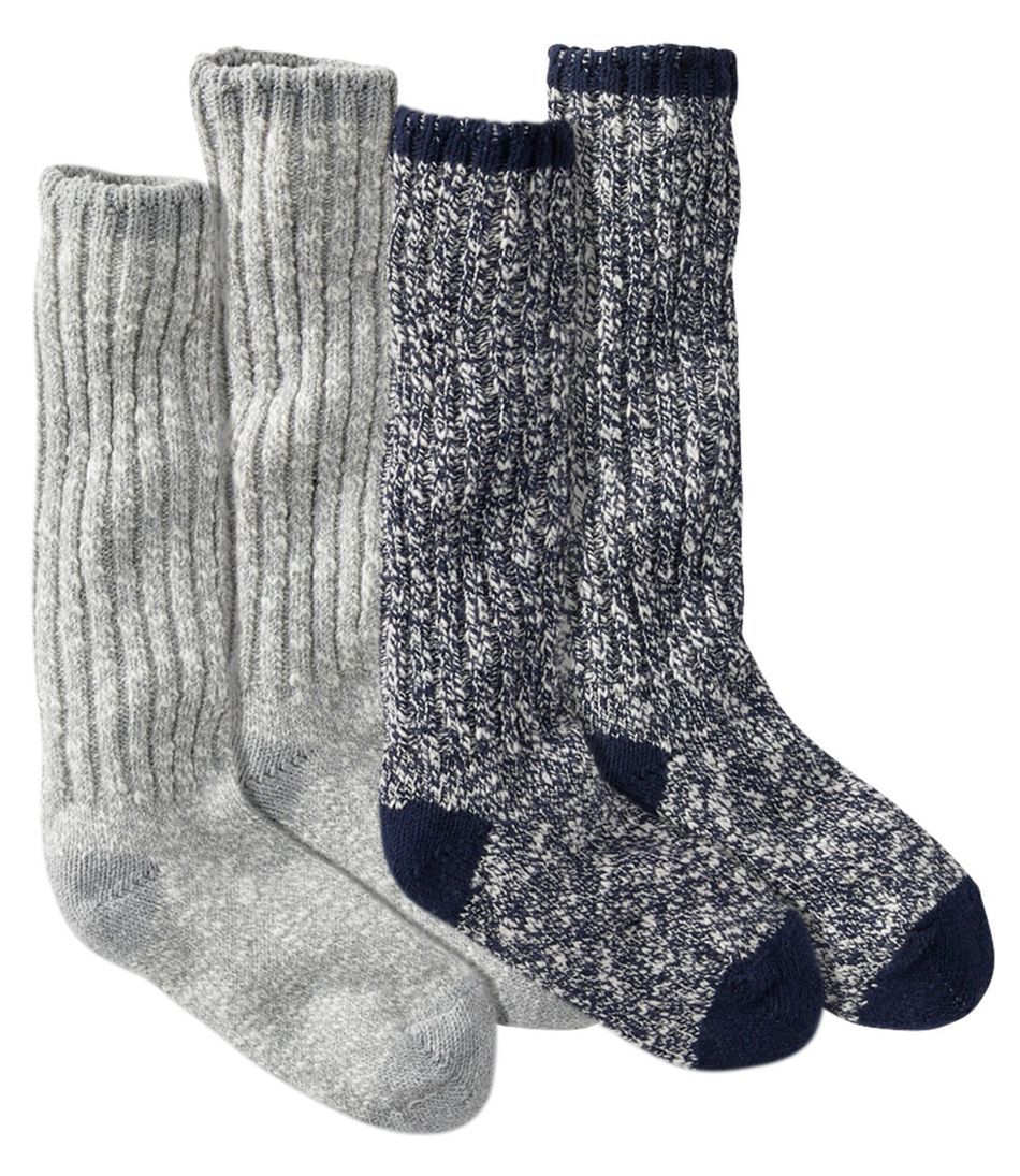 Women's Cotton Ragg Camp Socks,Two-Pack | L.L. Bean