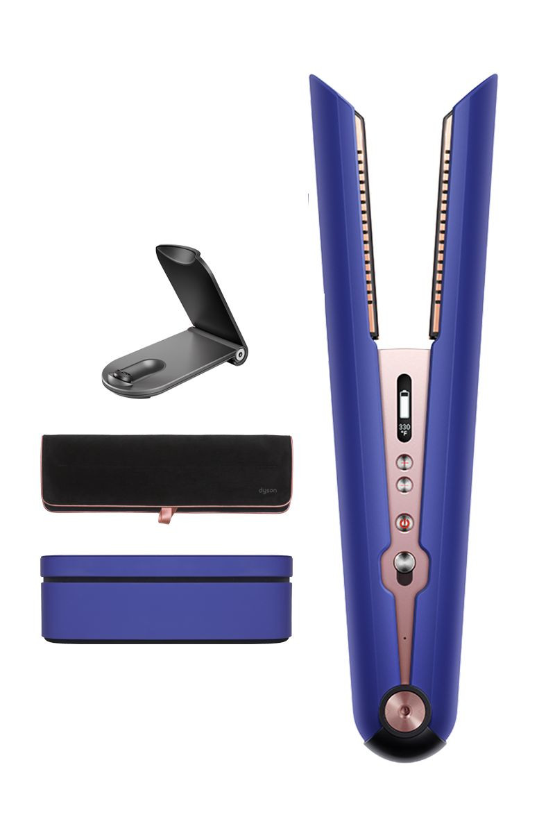Special Edition Corrale hair straightener with case (Vinca Blue/Rosé) | Dyson Canada | Dyson Canada