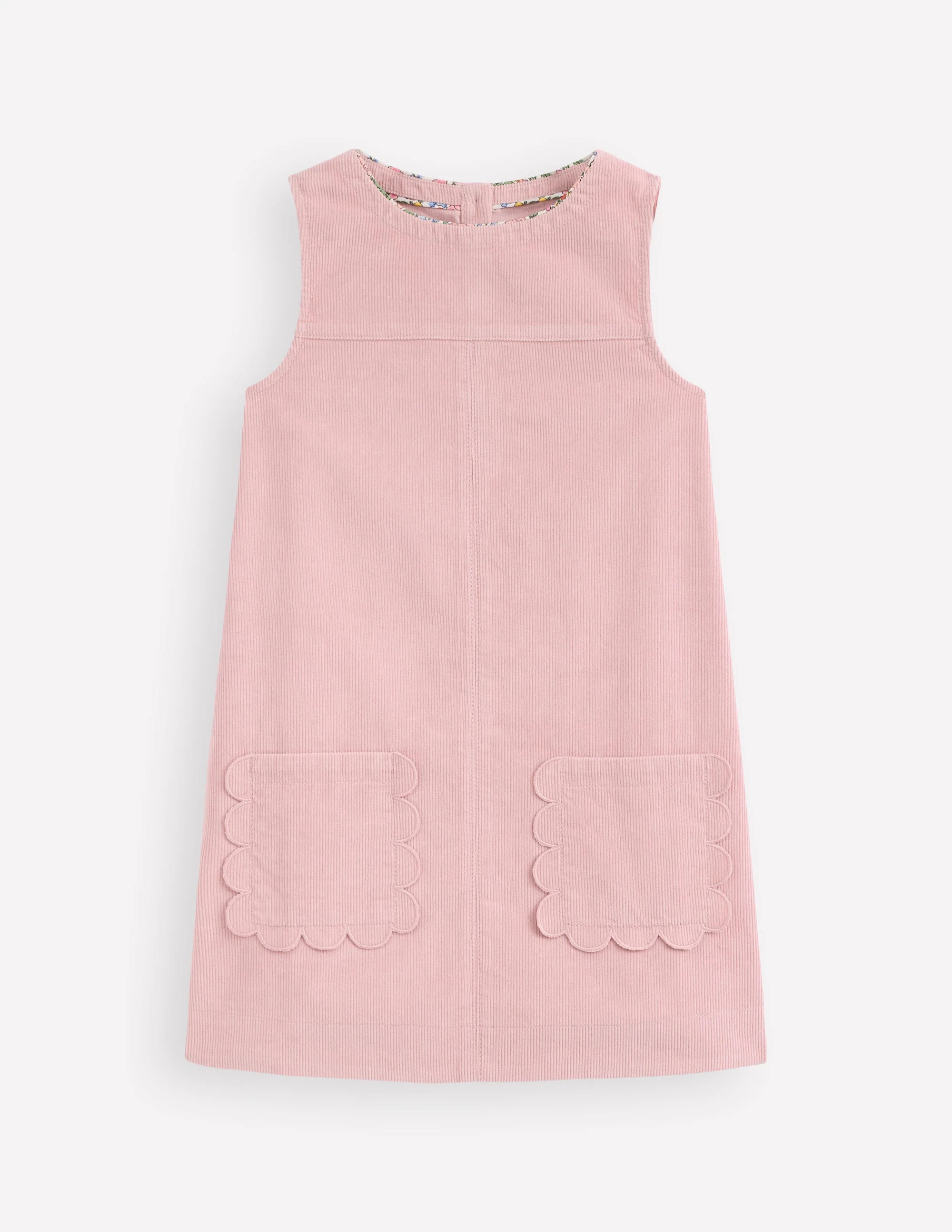 Saffy Cord Pinafore Dress-Vintage Pink | Boden (US)