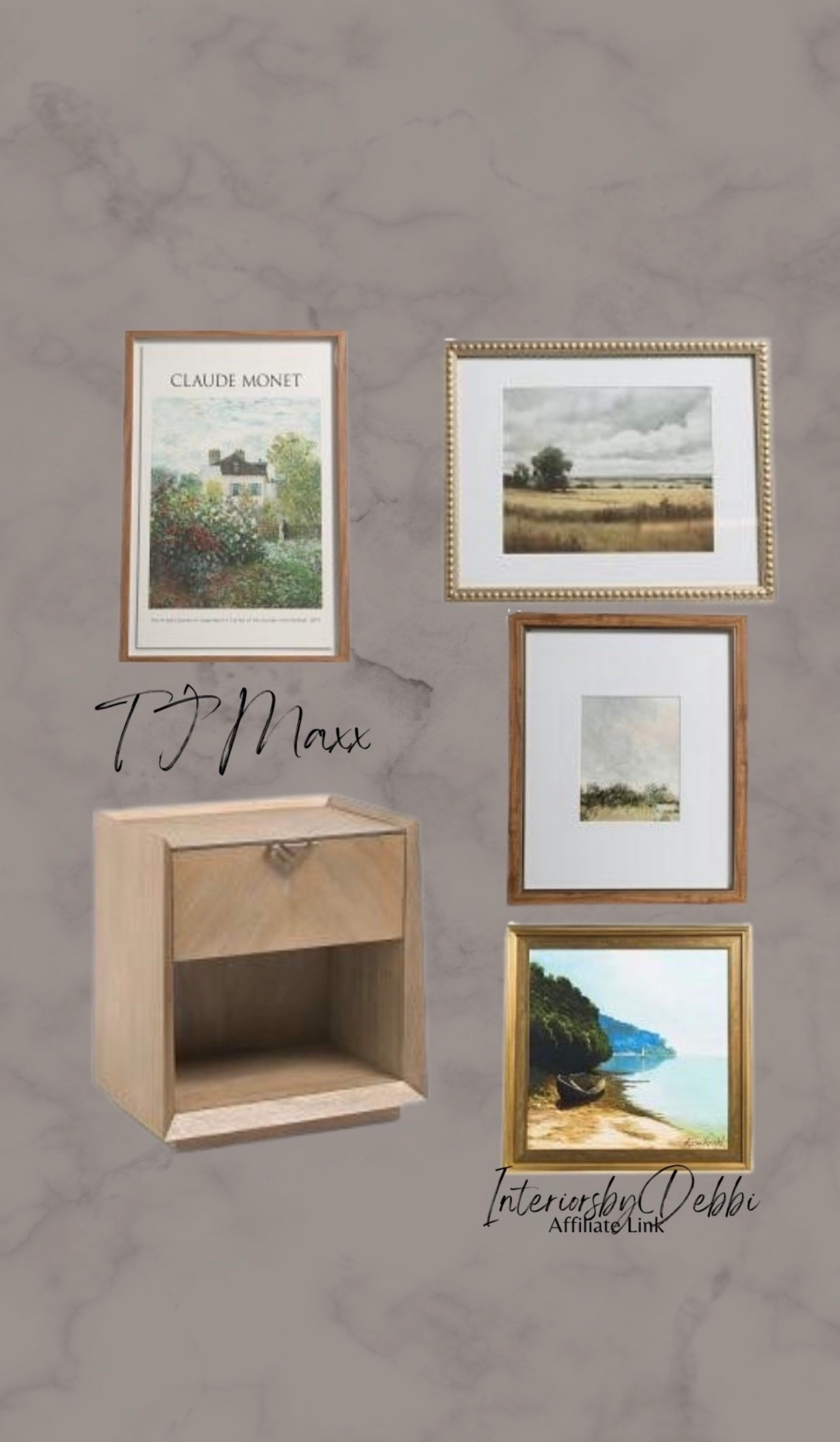 TJ Maxx Finds
Framed art, nightstand, transitional home, modern decor, amazon find, amazon home, target home decor, mcgee and co, studio mcgee, amazon must have, pottery. barn, Walmart finds, affordable decor, home styling, budget friendly, accessories, neutral decor, home finds, buy new arrival, coming soon, sale alert, high end look for less, Amazon favorites, Target finds, cozy, modern, earthy, transitional, luxe, romantic, home decor, budget friendly decor #tjmaxx

#LTKHome #LTKSeasonal