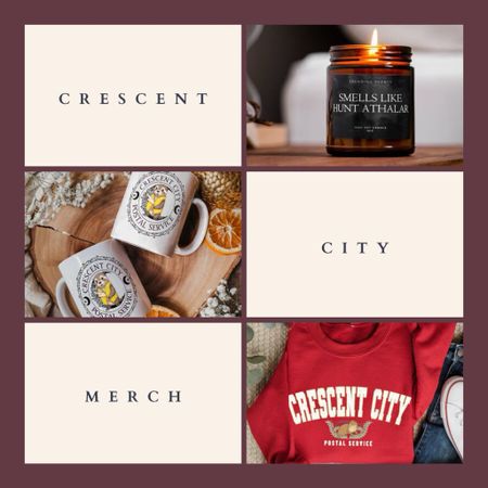 Crescent City Merch & Themed Gifts Based on Sarah J. Maas’ Fantasy Book Series - Bookish merch based on Crescent City fantasy novels, full of danger, magical creatures, and romance. Shop the best Crescent City aesthetic finds and fanart from Etsy here:

#LTKhome #LTKGiftGuide #LTKsalealert