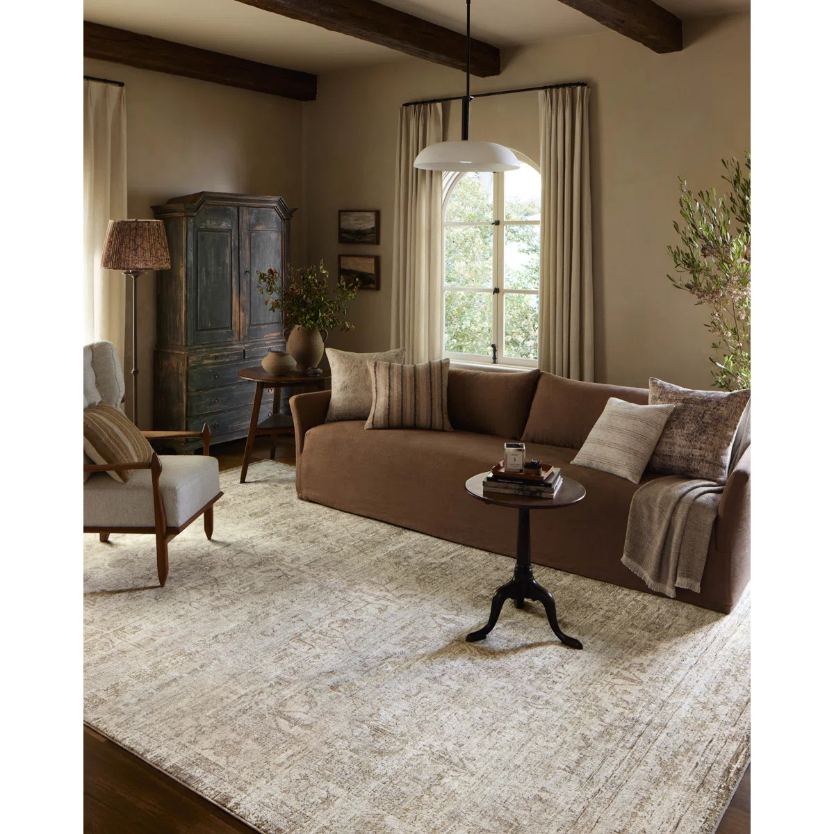 Amber Lewis x Loloi Honora Ivory / Natural Area Rug | Wayfair North America