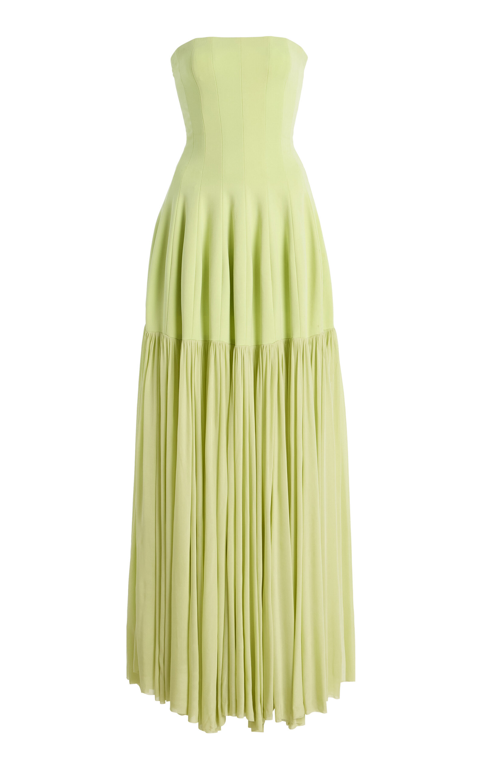 Sandrine Crepe Bustier Midi Dress | Moda Operandi (Global)