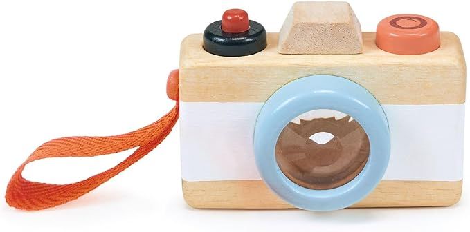 Mentari Pretend Camera for Toddlers - Made from Sustainable Wood with a Responsive Button and Kal... | Amazon (US)