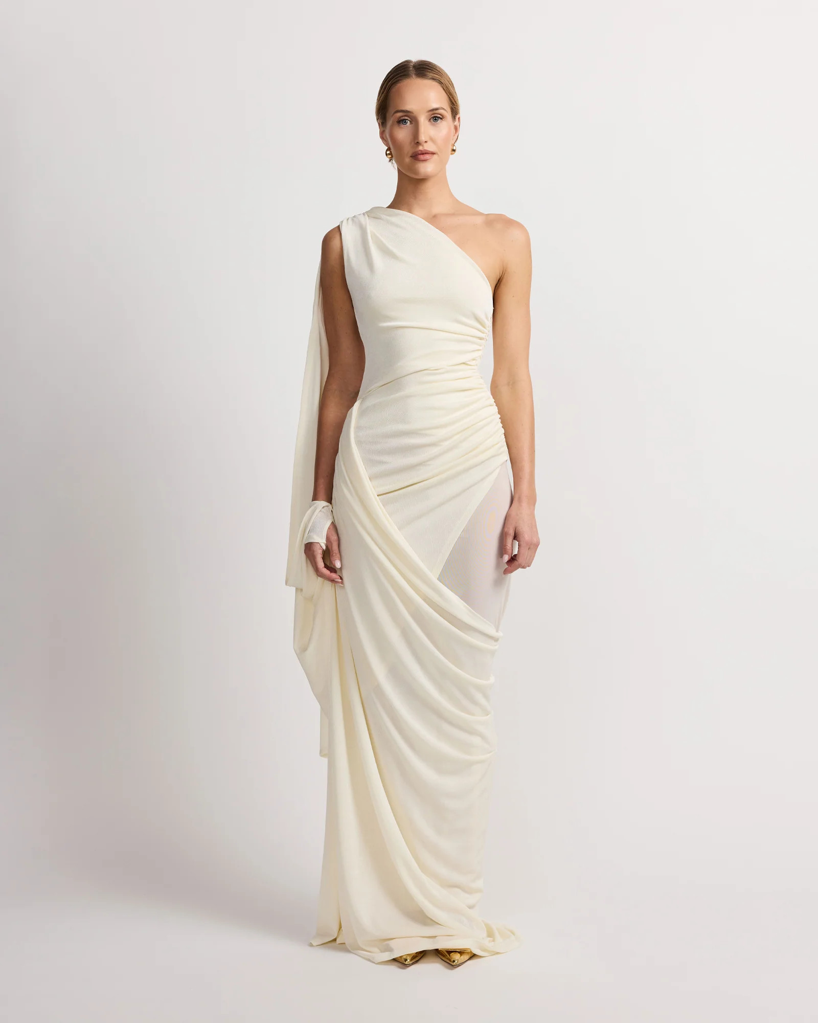 EVRA DRESS - IVORY | TOJHA