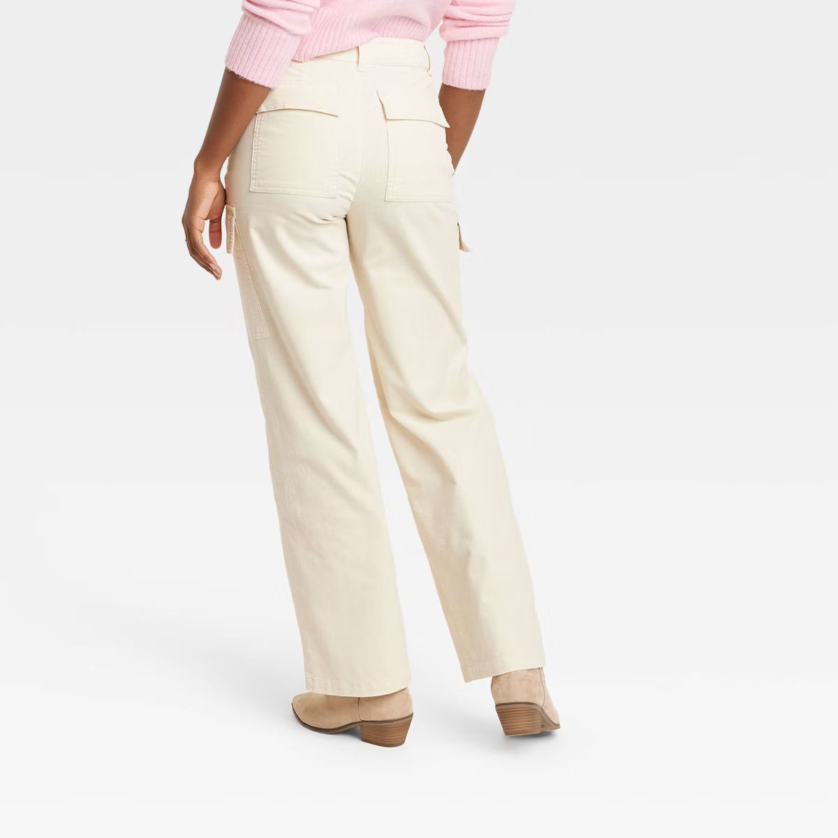 Women's High-Rise Straight Leg Corduroy Cargo Pants - Universal Thread™ | Target