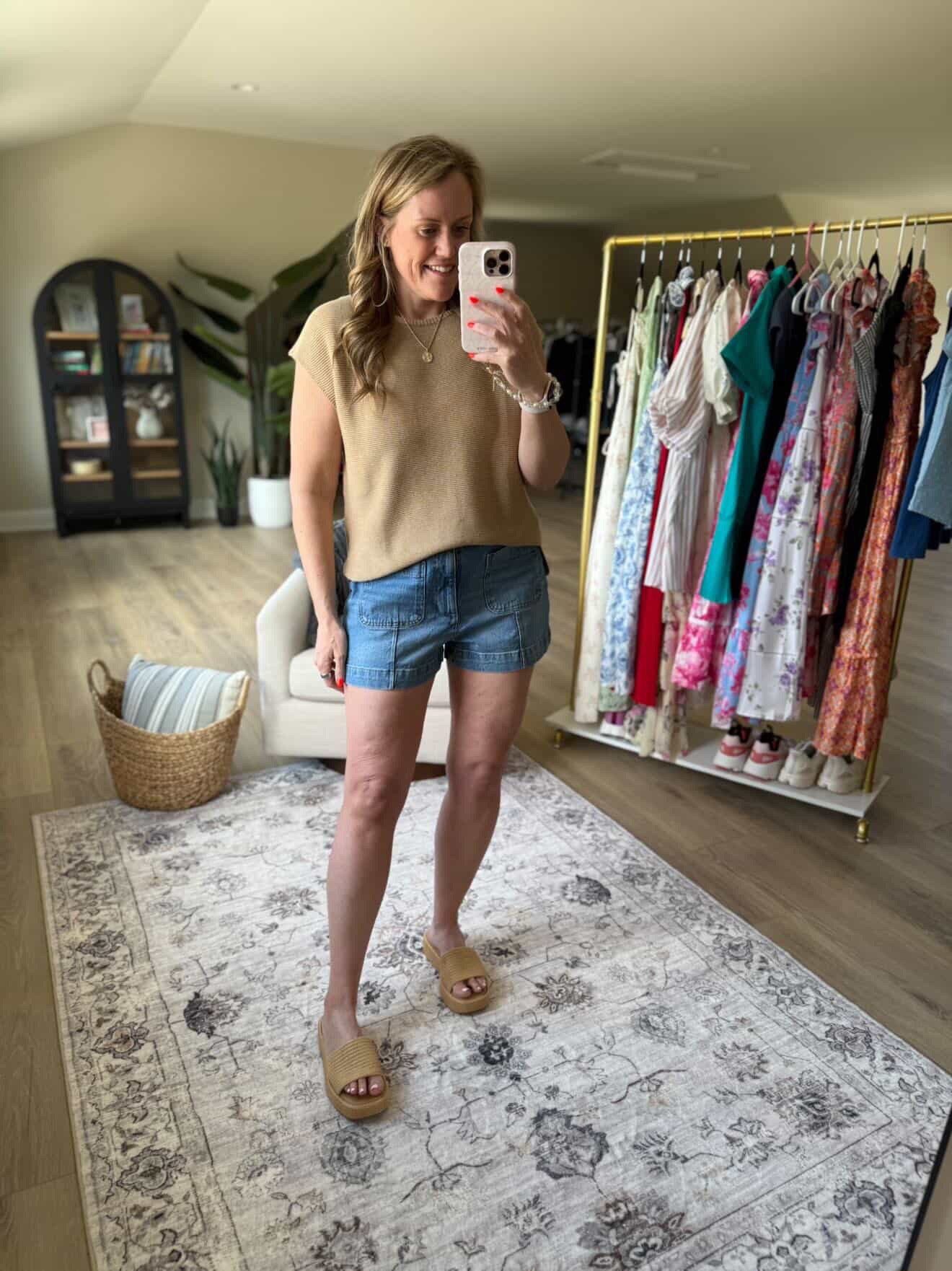 Casual summer outfit

Amazon fashion denim shorts platform sandals summer fashion

#LTKgrwm #LTKootd #LTKmomlife