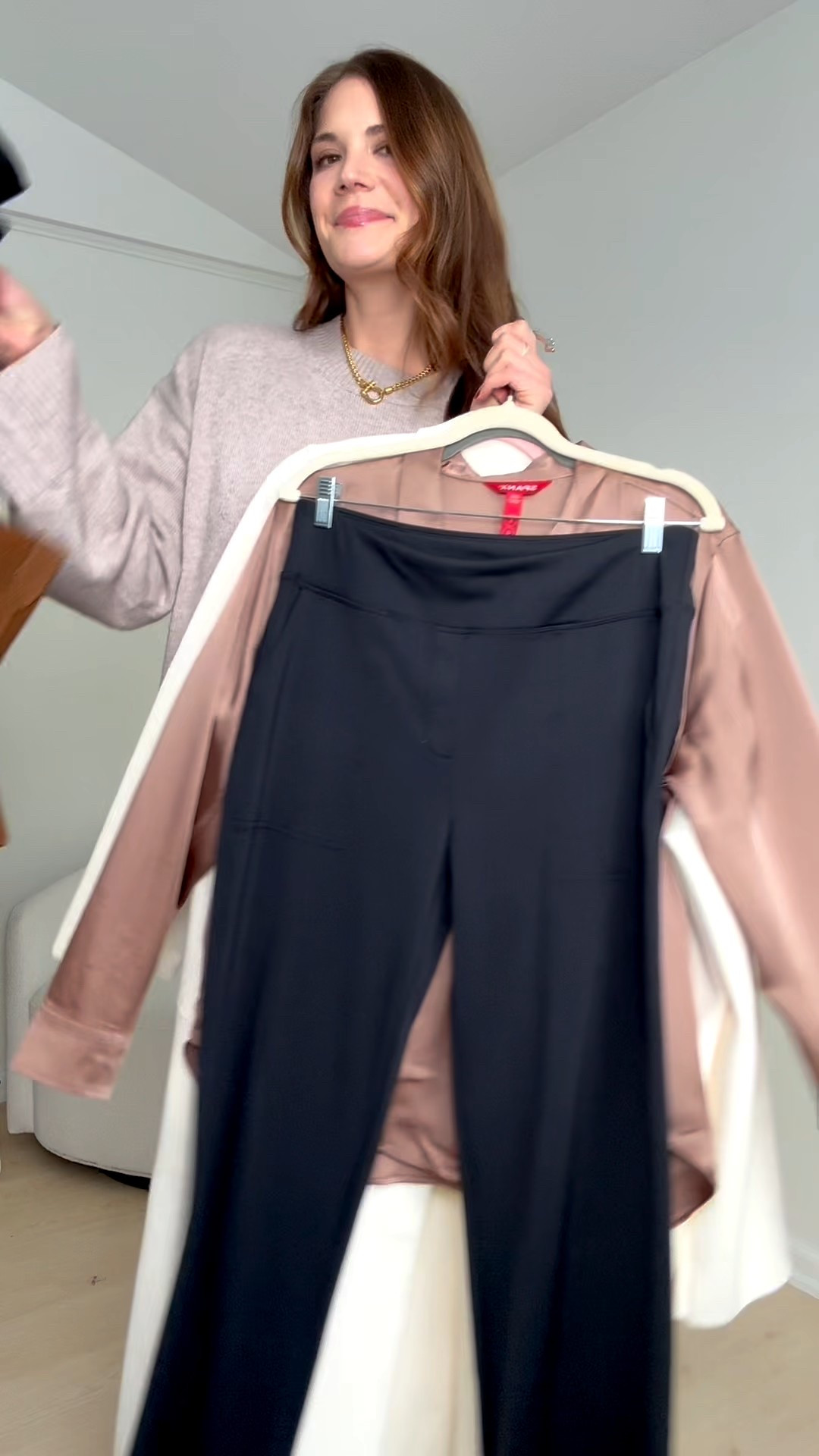 This outfit for the office is sooo cute! I love how comfortable it is but still looks put together. The pants are so comfortable and would be perfect if you have to sit down all day! 

Work outfit, Office attire, Winter office outfit, OOTD, Corporate outfit, Tall girl approved, Stang and co

#LTKTall #LTKSeasonal #LTKootd