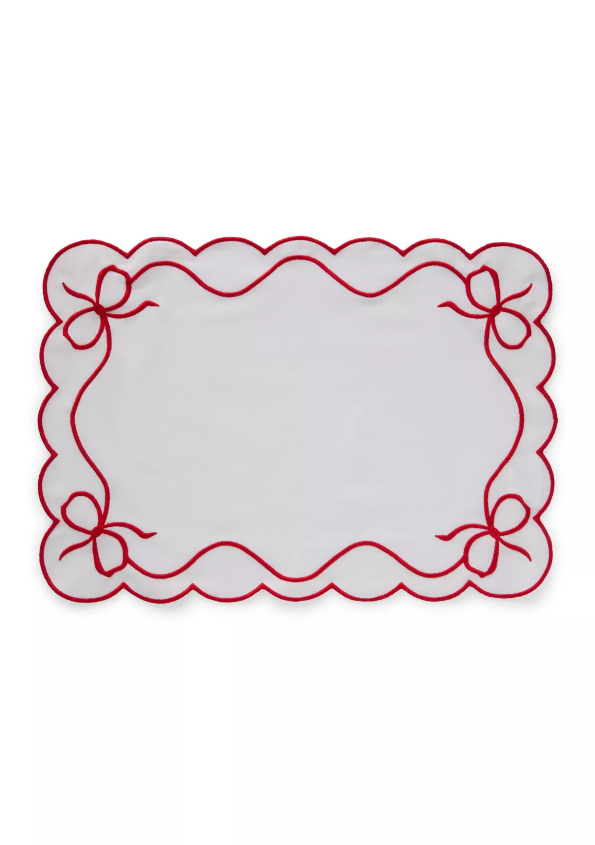 Bow Embroidered Placemat | Belk