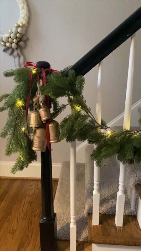 Let’s spruce up this banister for the holidays! I added this Christmas garland from Amazon to my banister and I love how it brings festive vibes to this small space. I tied the gold bells on with a burgandy velvet ribbon to finish the look!

What do you think? Tell me in the comments!

Christmas decor | banister garland | christmas garland | christmas bells | amazon holiday finds

#LTKhome #LTKHoliday #LTKfindsunder50