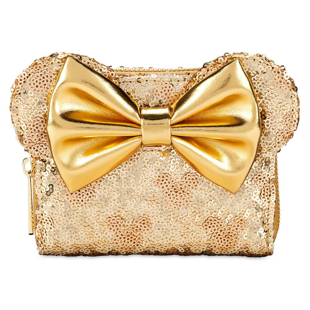 Minnie Mouse Gold Sequin Loungefly Wallet Official shopDisney | Disney Store