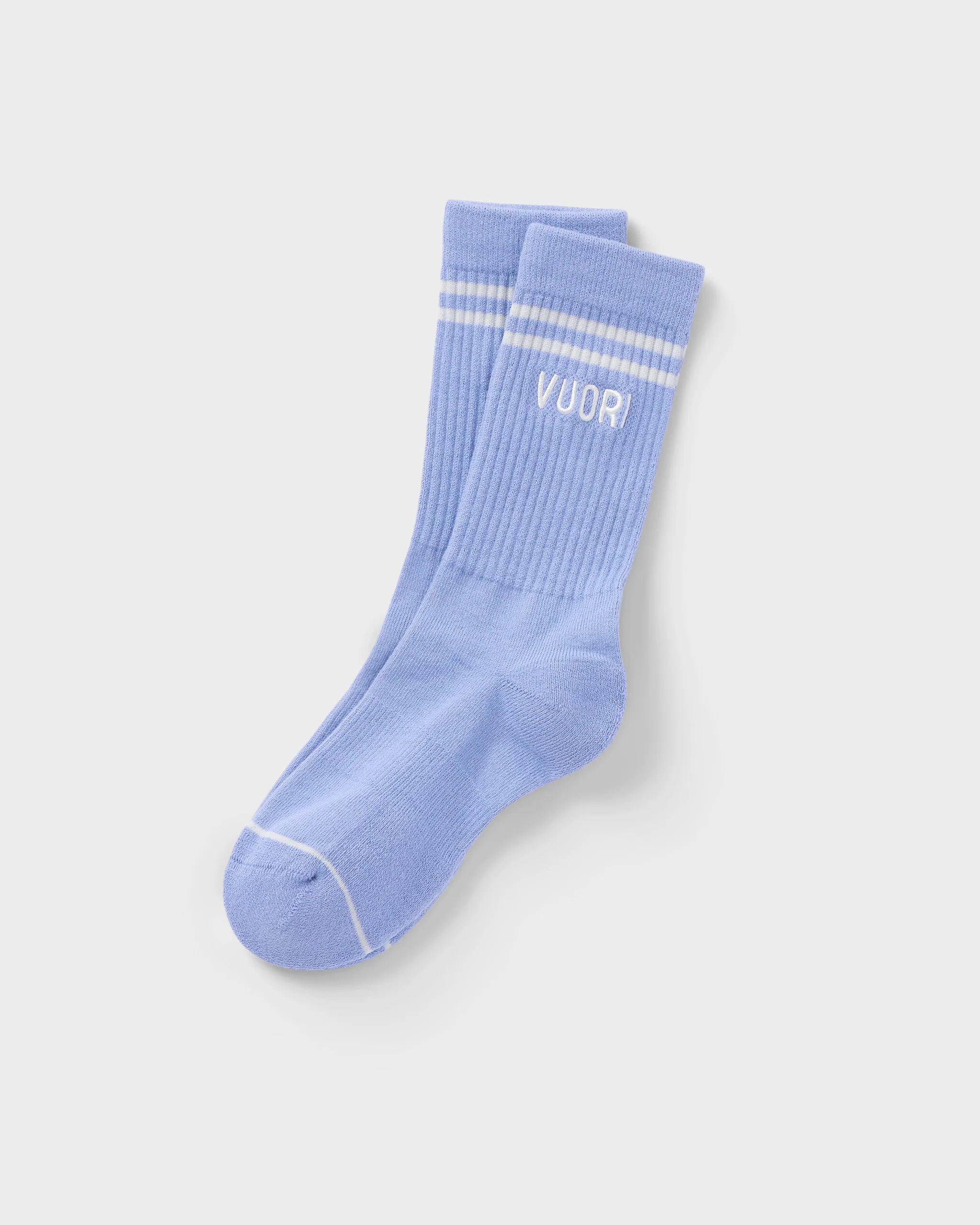 Vuori Crew Sock | Bluebell Performance Crew Socks | Vuori | Vuori Clothing (US & Canada)