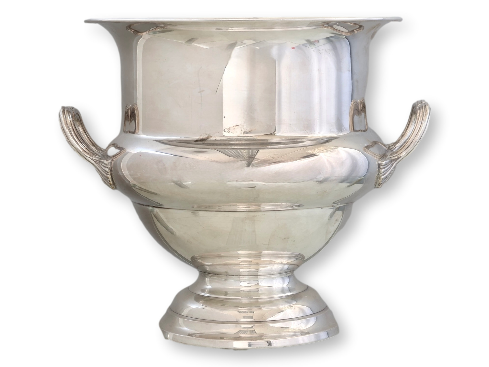Heavy English Silverplate Champagne Pail - Rose Victoria | One Kings Lane