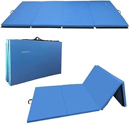 BalanceFrom GoGym All-Purpose 4'x10'x2 Extra Thick High Density Anti-Tear Gymnastics Gym Folding ... | Amazon (US)