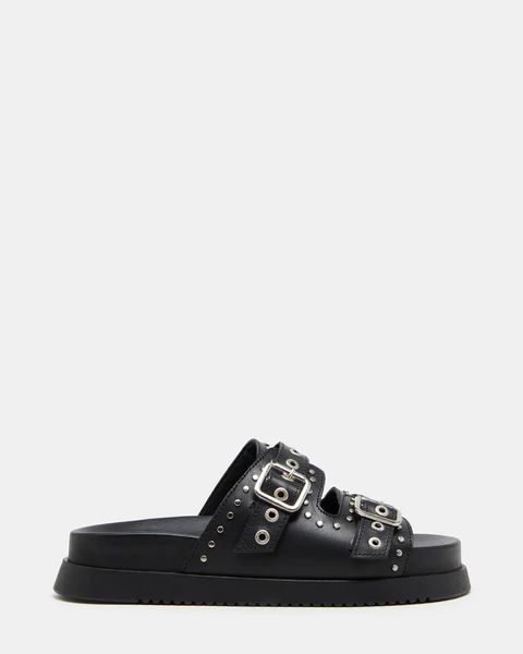 MALEK BLACK LEATHER | Steve Madden (US)