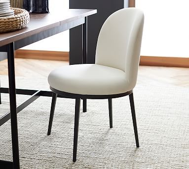 Emily Upholstered Dining Chair | Pottery Barn (US)