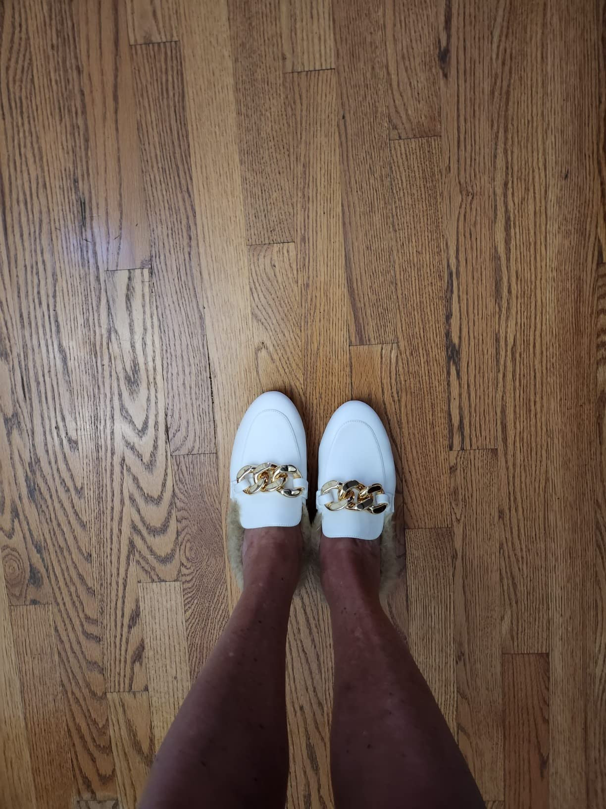 DREAM PAIRS Mules for Women Flats Shoes Comfortable Slip on Closed Toe Slides Loafers with Chain ... | Amazon (US)