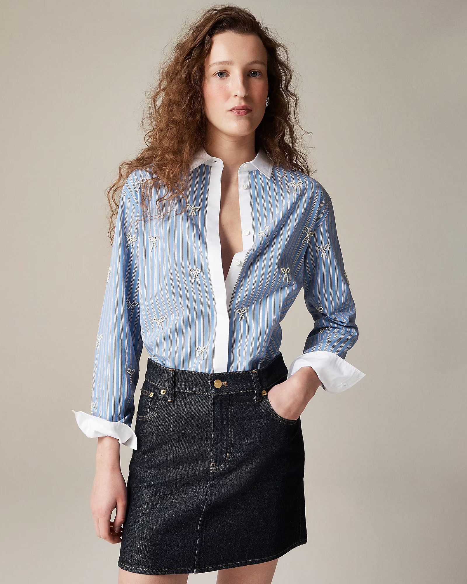 Collection garçon shirt with bows | J. Crew US