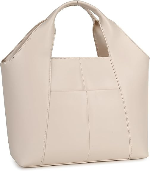 Womens Purses and Handbags Vegan Leather Work Tote Bag for Women Travel Satchel Bags with Top Han... | Amazon (US)