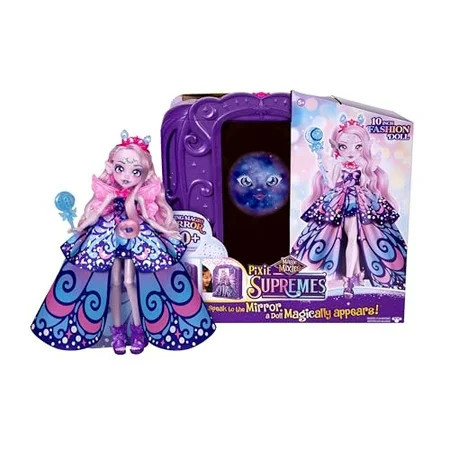 Magic Mixies Pixie Supremes Magic Mirror. Luna The Butterfly Pixie Supreme. Mix Magic Potion, Find Moonstone, Release to Reveal a Premium 10.5" Pixie Supreme Doll. 50+ Lights & Sounds. Fortun | Walmart (US)