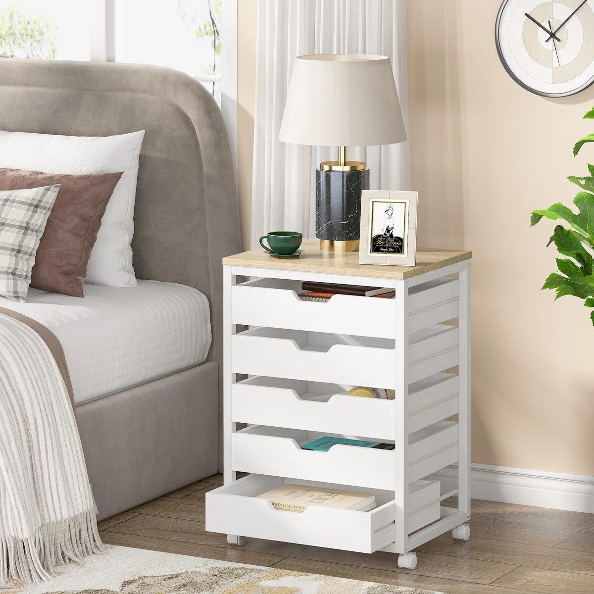 Mechella 19.69'' Wide 5 - Drawer Storage Cabinet | Wayfair North America