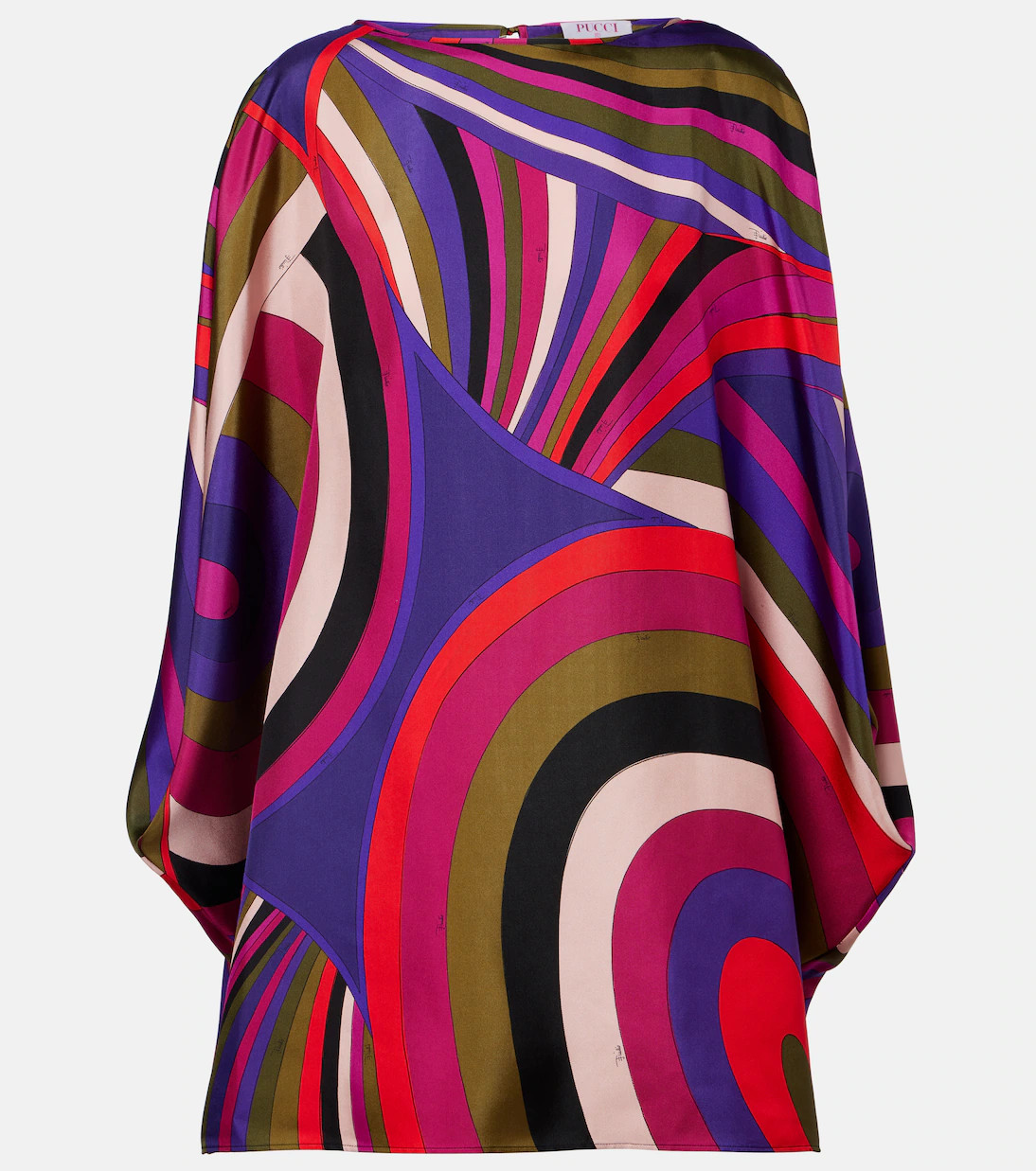 Iride silk satin minidress | Mytheresa (US/CA)