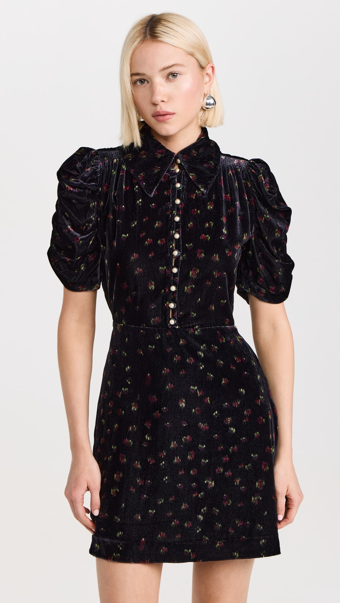 Sea Lia Velvet Print Mini Dress | Shopbop | Shopbop