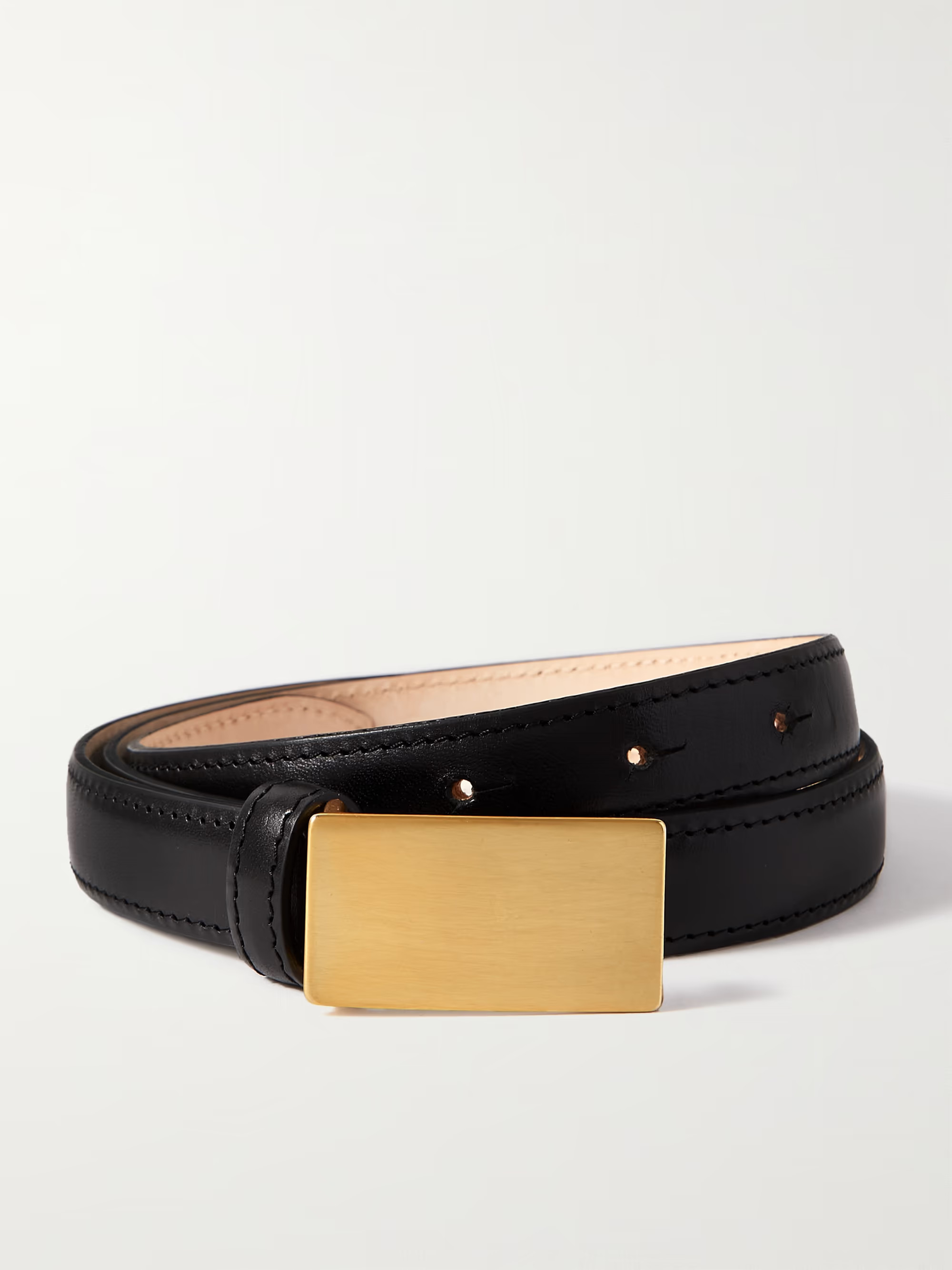 Signet leather belt | NET-A-PORTER (UK & EU)