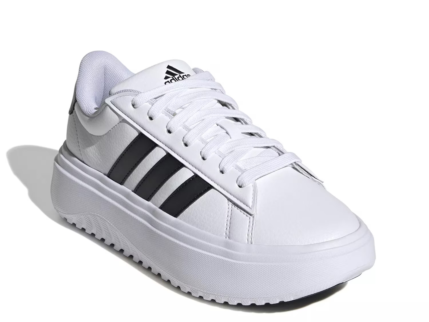 adidas Grand Court Platform Sneaker | Women's | White | Size 10 | Sneakers | DSW