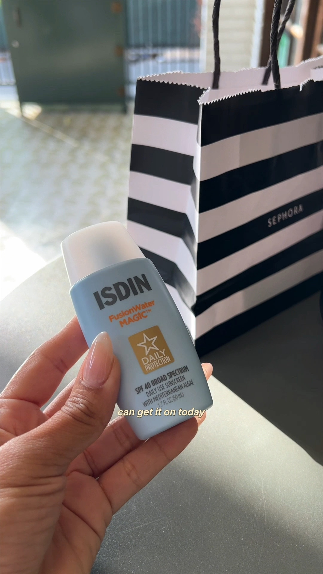 ISDIN’s new Fusion Water Magic SPF 40 is stocked up for the summer! 
- Zero White Cast
- Protection from harmful environmental pollution, blue light and more
- Sensitive Skin Friendly
- Recommended brand by my dermatologist 

Grab your’s at Sephora 🫶🏽

#LTKBeauty #LTKActive #LTKTravel