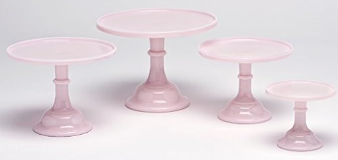 Plain & Simple Bakery Cake Plate Stand Set of Four - Mosser Glass (Crown Tuscan) | Amazon (US)