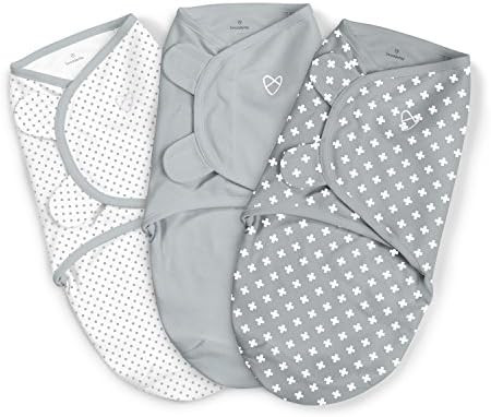 Amazon.com: SwaddleMe Original Swaddle – Size Small, 0-3 Months, 3-Pack (Criss Cross Polka Dot)... | Amazon (US)