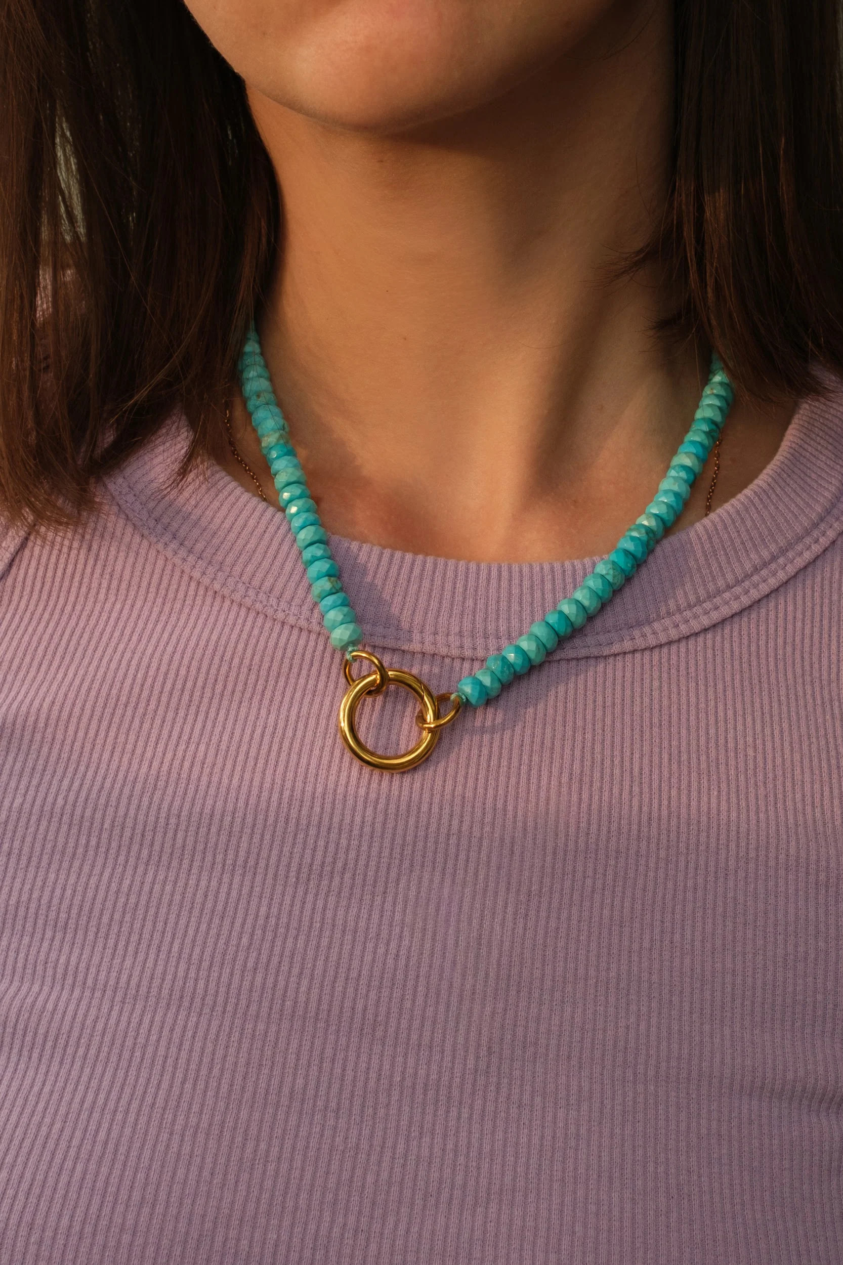 She Blooms Natural Stone Necklace | KC Chic Designs