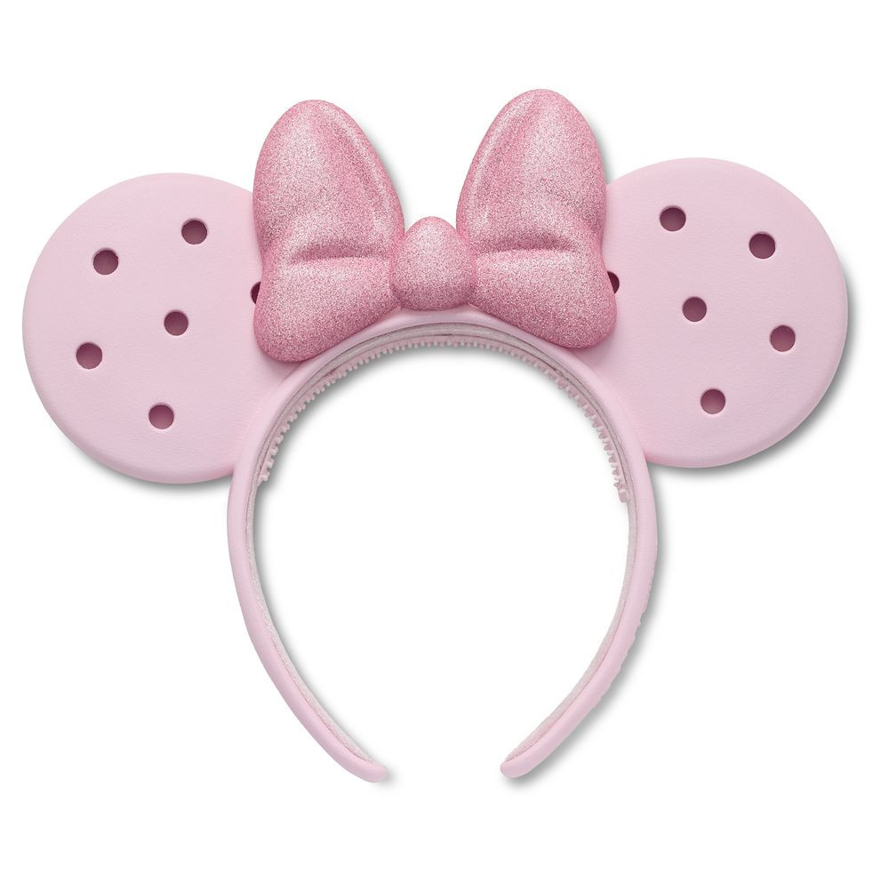 Minnie Mouse Ear Headband for Adults by Crocs \u2013 Pink | Disney Store