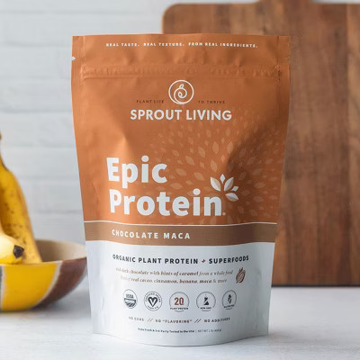 Epic Protein | Organic Plant Protein, Superfoods, Chocolate Maca, 1 lb | Target
