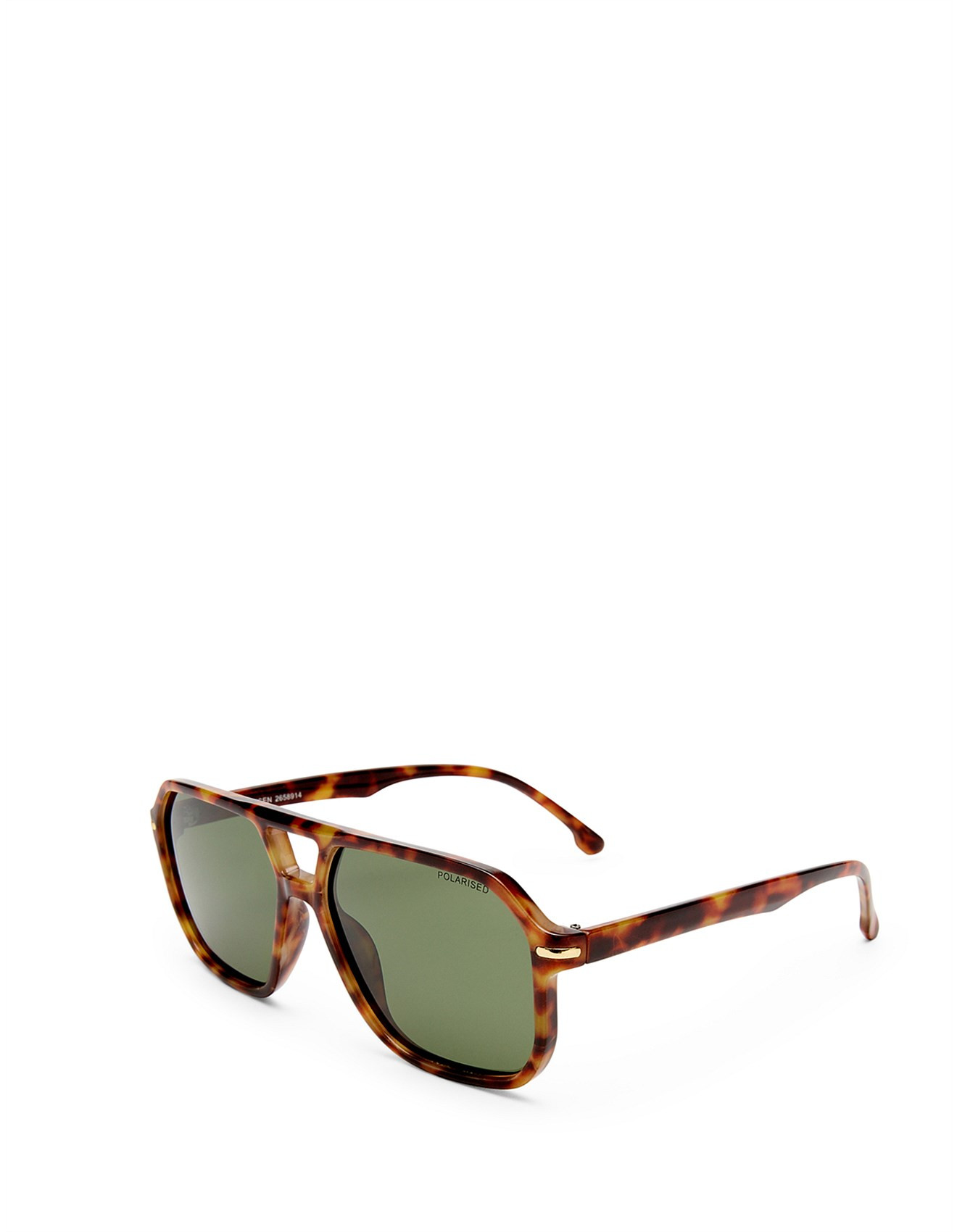 JENSEN TORT AVIATOR SUNGLASSES | David Jones (Australia & New Zealand)
