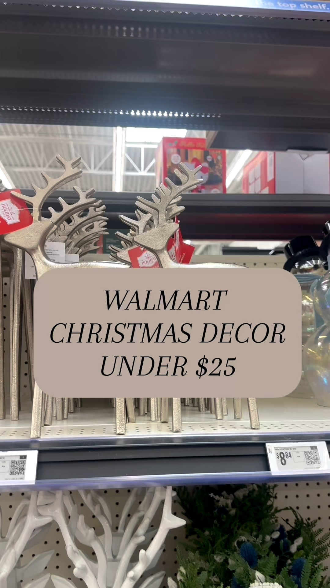 Some cute Christmas finds at Walmart
all $25 and under! The silver reindeer look   So high end for only $16!!

#walmart #christmasdecor #christmas #holidayhome

#LTKFindsUnder50 #LTKSeasonal #LTKHome
