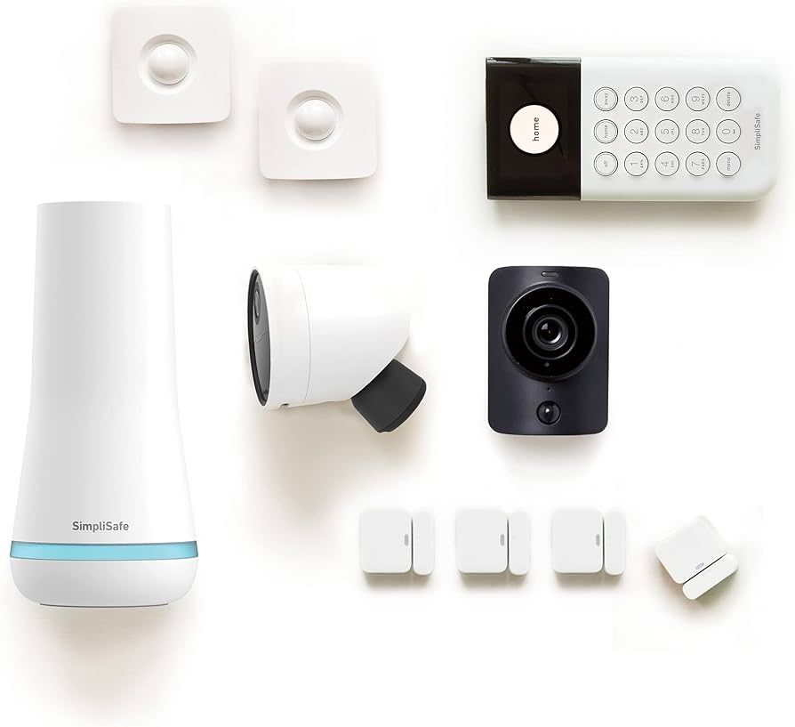SimpliSafe 10 Piece Wireless Home Security System with Outdoor Camera - Optional 24/7 Professiona... | Amazon (US)