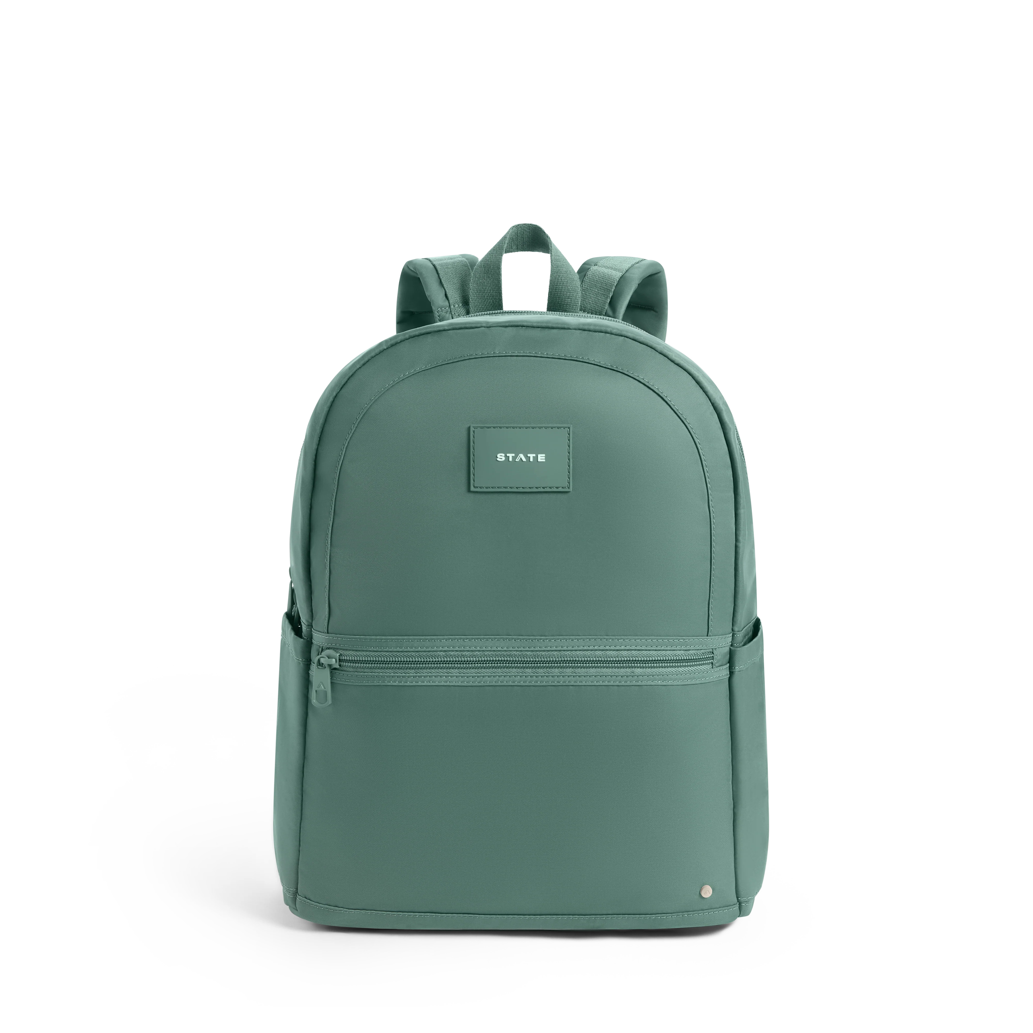 STATE Bags | Evans Double Pocket Backpack Recycled Nylon Olive | STATE Bags