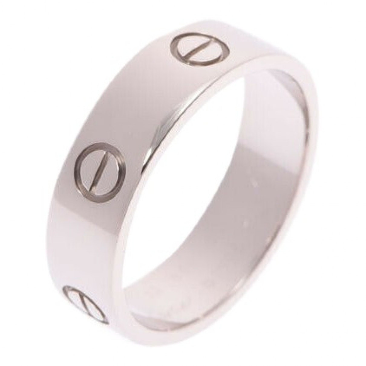 Cartier Love Gold Steel ring for Women 9 ½ | Vestiaire Collective (Global)