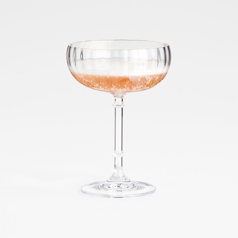 Wolcott Optic 7-Oz. Coupe Glass + Reviews | Crate & Barrel | Crate & Barrel