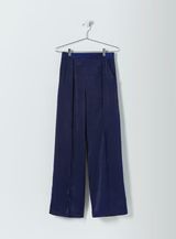 Crinkled Satin Wide Leg Pants | Who What Wear Collection