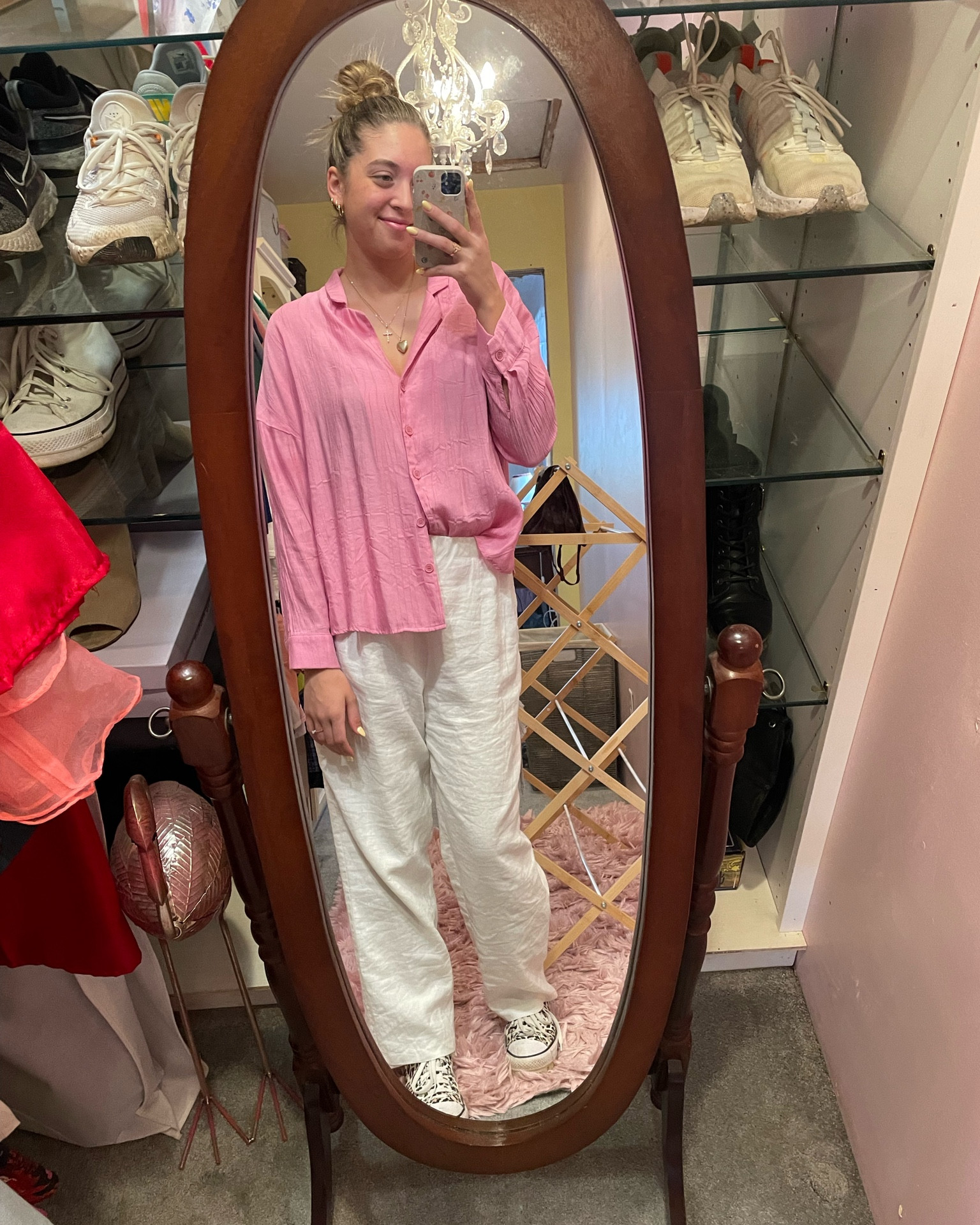 cute spring outfit: size medium top large bottoms

#LTKSeasonal #LTKfindsunder100 #LTKstyletip