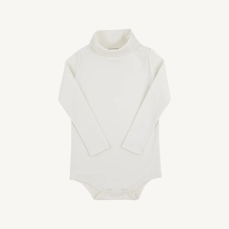 Tatum's Turtleneck & Onesie - Worth Avenue White | The Beaufort Bonnet Company