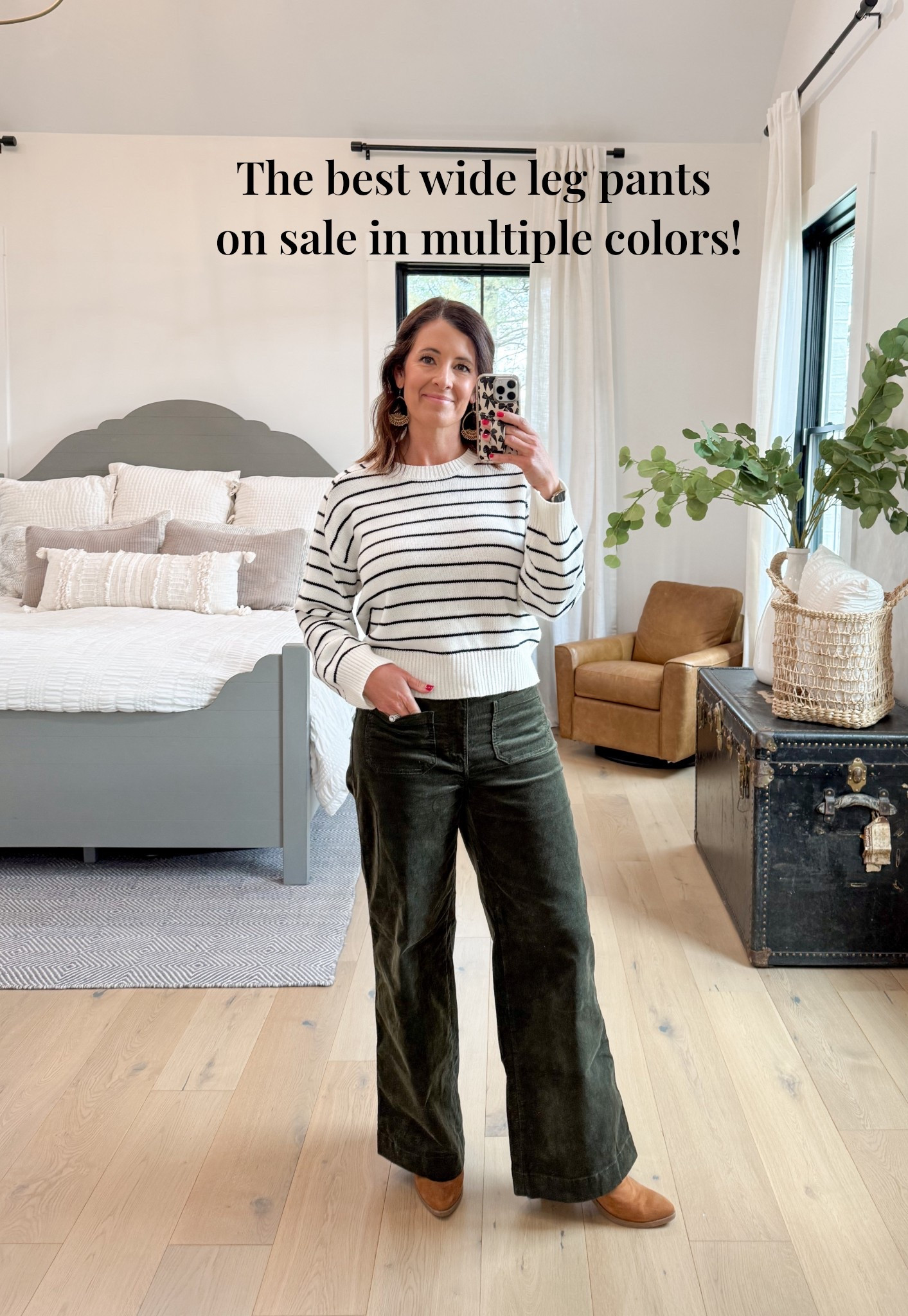 I got a pair of pants like this last year for our family pictures and quickly bought this second pair! They are on sale big-time right now with more colors! They are flattering for every body type!


@loft

#LTKStyleTip #LTKOver40 #LTKSaleAlert