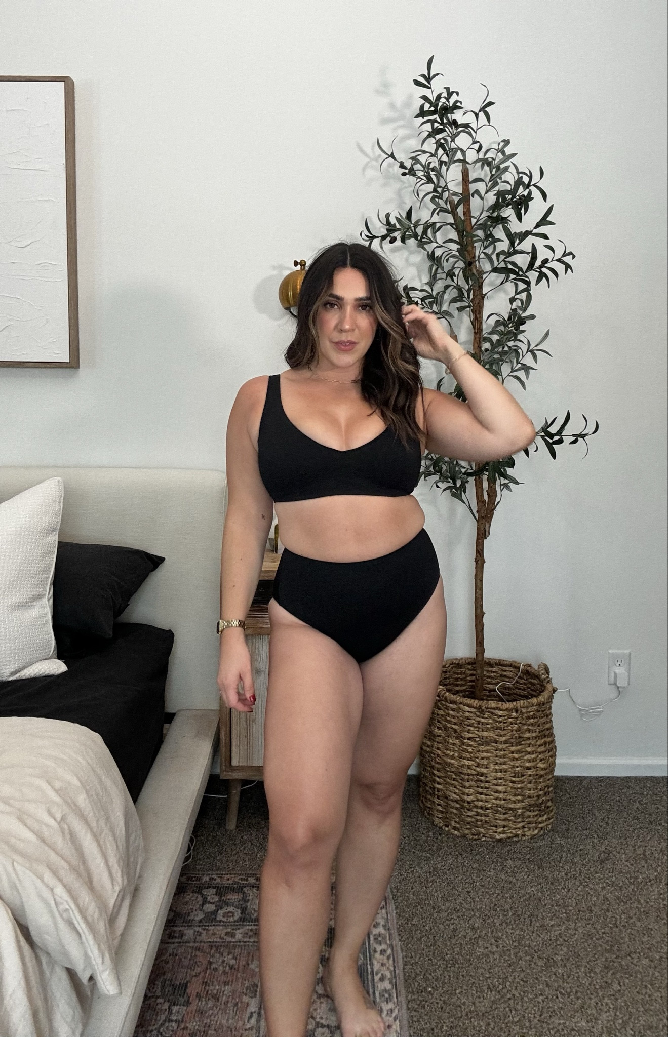 Mom approved swim! Code NINAXSPANX 

Size L, size up!! 

#LTKplussize #LTKswim #LTKmidsize