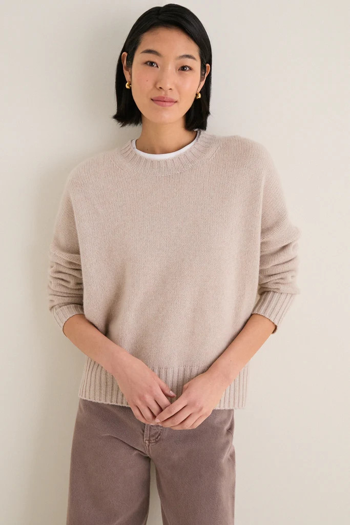 Sandstone Cashmere Henri Crewneck | Tuckernuck (US)